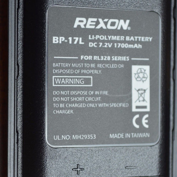 Battery for Rexon RHP-530 Airband Radio - ParAddix