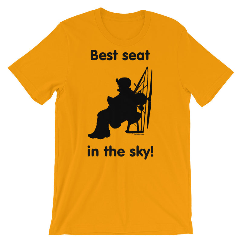 Best Seat in the Sky - Paramotor Short-Sleeve Unisex T-Shirt - ParAddix
