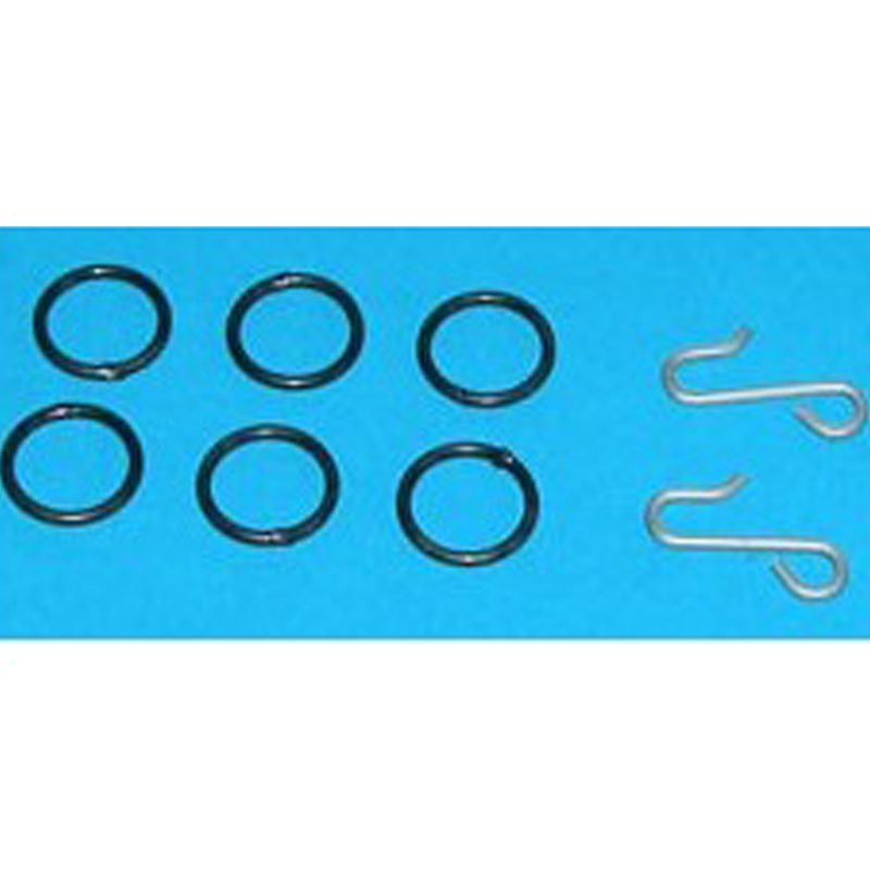 2 Hooks and 6 Rings - T4A - Miniplane Frame Part (Canada Only) - Frame Part - Light -- ParAddix -- Canadian Online ParaStore