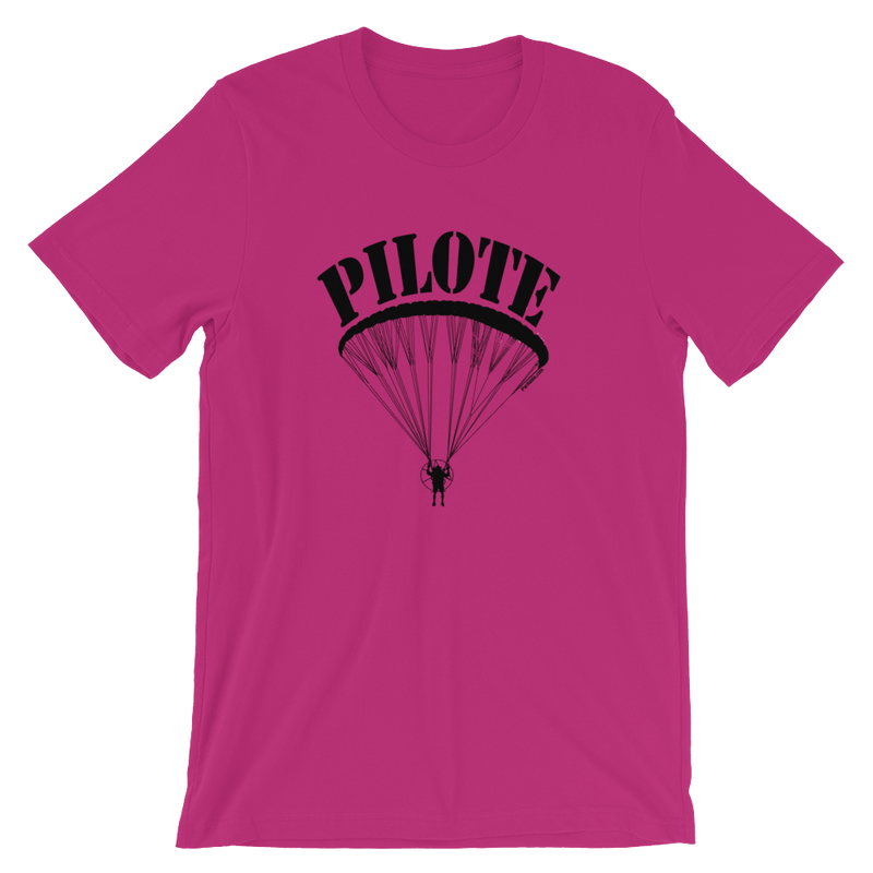 Pilote de Paramoteur (Logo noir avant) - T-Shirt Unisexe - ParAddix