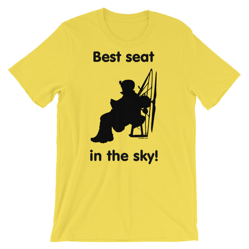 Best Seat in the Sky - Paramotor Short-Sleeve Unisex T-Shirt - ParAddix