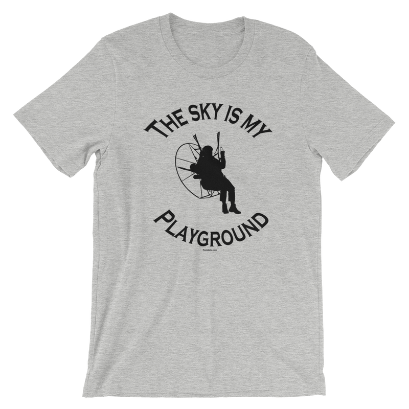 The Sky is my Playground - Paramotor Short-Sleeve Unisex T-Shirt - ParAddix