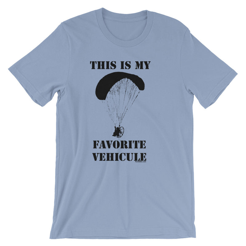 My Favorite Vehicule - Paramotor Short-Sleeve Unisex T-Shirt - ParAddix