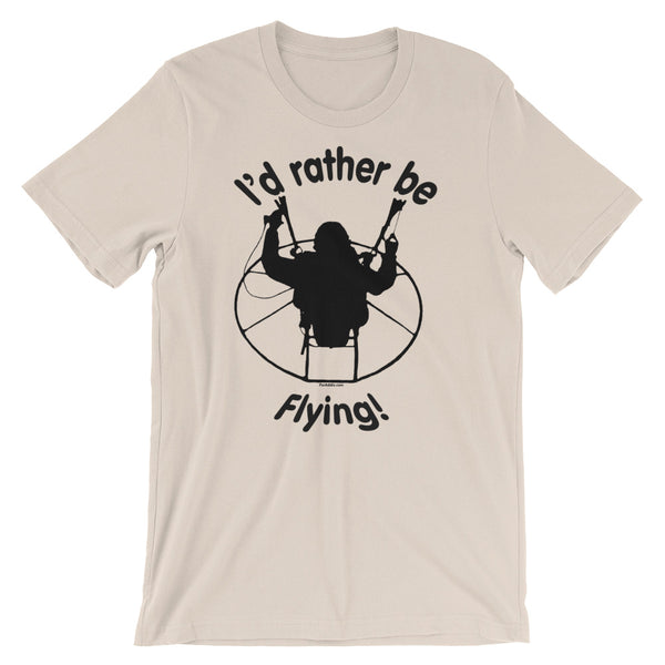Rather be Flying - Paramotor Short-Sleeve Unisex T-Shirt - ParAddix